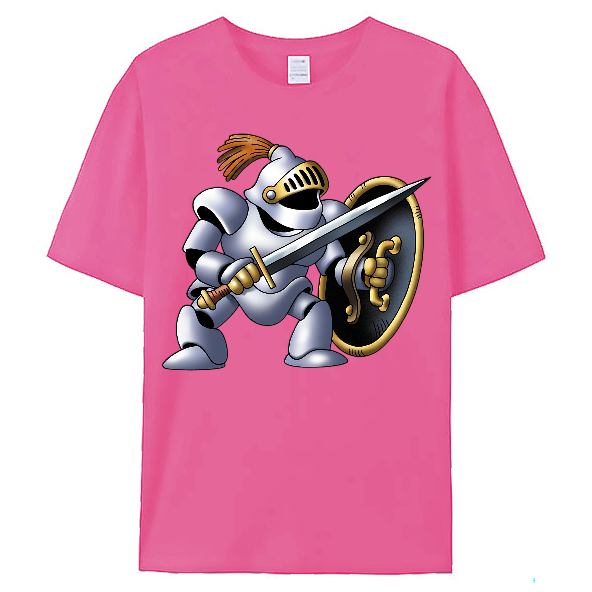 （画像用） ドラゴンクエスト Doragon Kuesuto Dragon Quest レディースカジュアルプリントTシャツ（綿100％）